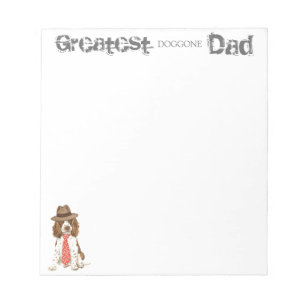 English Springer Spaniel Dad Notepad