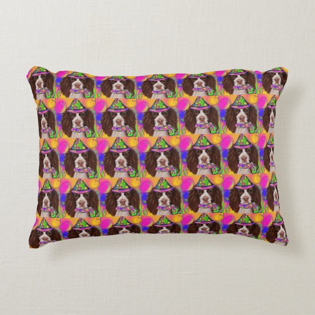 English Springer Spaniel        Decorative Cushion (Front)
