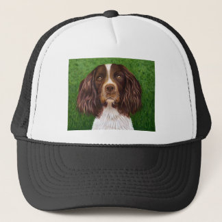 English Springer Spaniel Dog Art - Major Trucker Hat