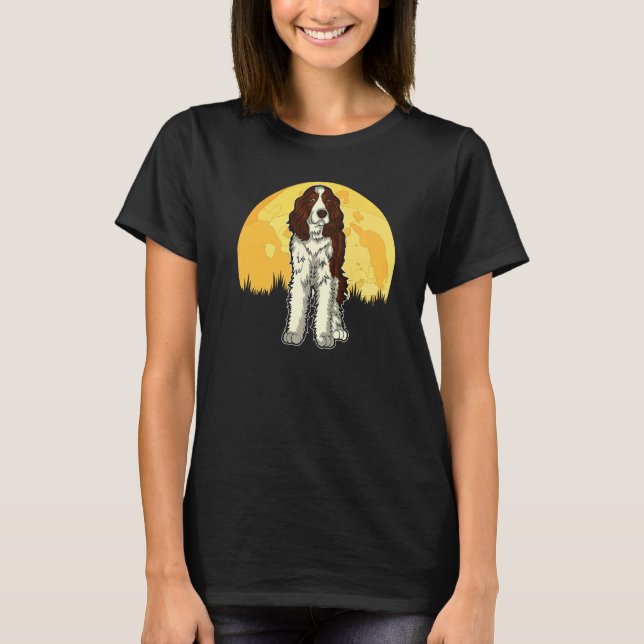 English Springer Spaniel Dog Breed T-Shirt (Front)
