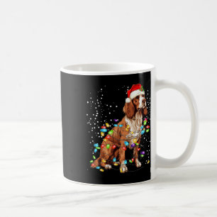 English Springer Spaniel Dog Christmas Lights Xmas Coffee Mug