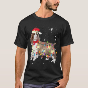 English Springer Spaniel Dog Christmas Xmas Mum Da T-Shirt