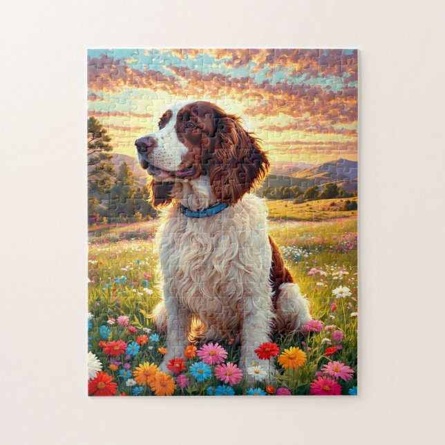 English Springer Spaniel dog Jigsaw Puzzle (Vertical)