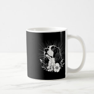 English Springer Spaniel Dog Lover Retro Style Tat Coffee Mug