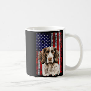 English Springer Spaniel Dog Lover US Flag 4th of Coffee Mug