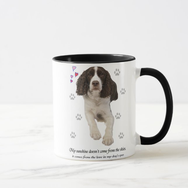 English Springer Spaniel Dog Mug (Right)