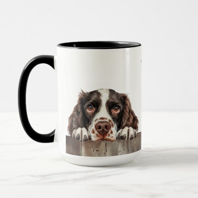 English Springer Spaniel Dog Mug (Left)