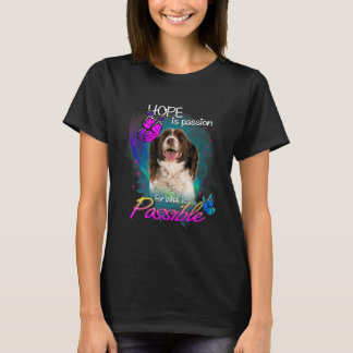 English Springer Spaniel Dog  Passion For Possible T-Shirt