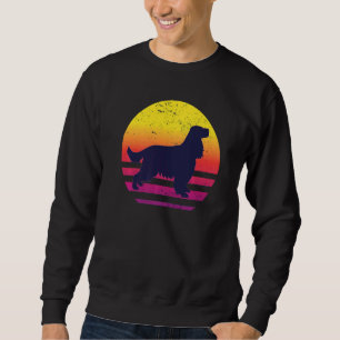 English Springer Spaniel Dog Retro  11 Sweatshirt