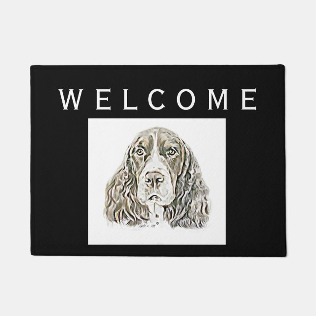 English Springer Spaniel Doormat (Front)