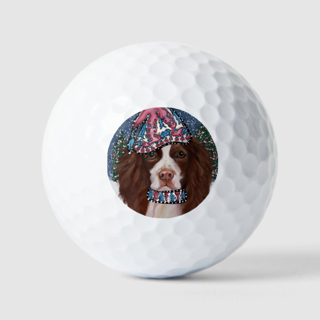 ENGLISH SPRINGER SPANIEL         GOLF BALLS (Front)