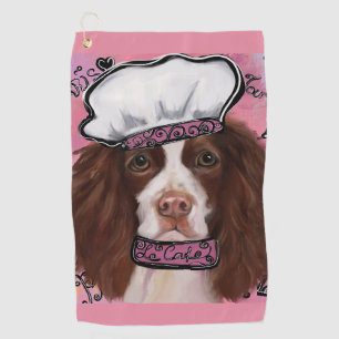 English Springer Spaniel Golf Towel