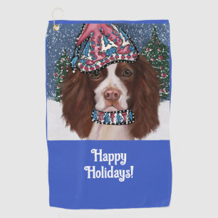 ENGLISH SPRINGER SPANIEL GOLF TOWEL