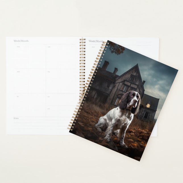 English Springer Spaniel Halloween Scary Planner (Display)