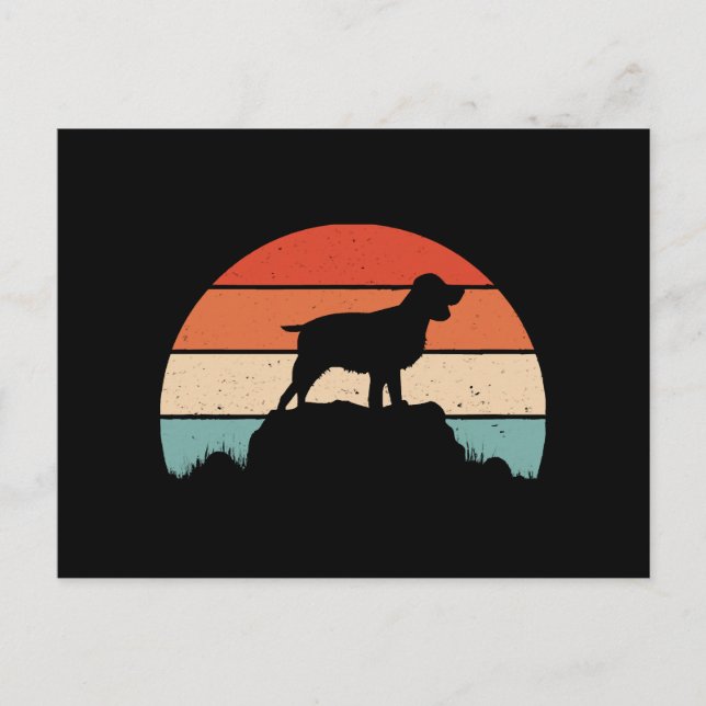 English springer spaniel holiday postcard (Front)