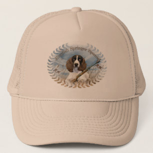 English Springer Spaniel Hunts Hat