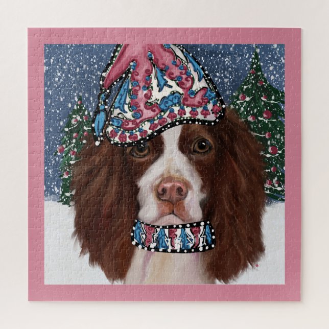 ENGLISH SPRINGER SPANIEL      JIGSAW PUZZLE (Vertical)