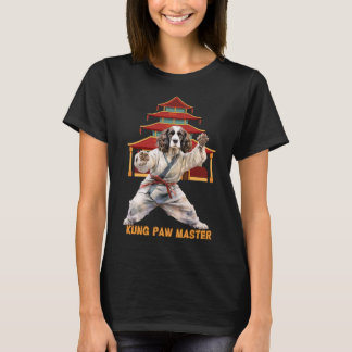 English Springer Spaniel Karate Martial Arts Dog L T-Shirt