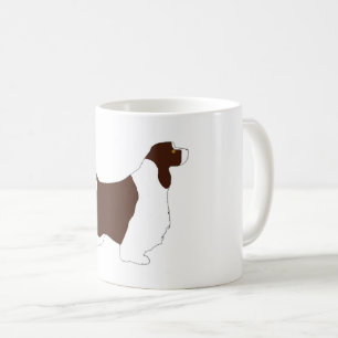 English Springer Spaniel l.iver white tan silo Coffee Mug