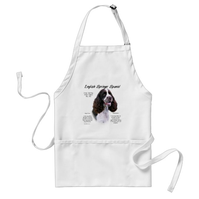 English Springer Spaniel (liver) History Design Standard Apron (Front)
