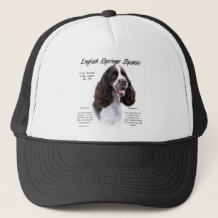 English Springer Spaniel (liver) History Design Trucker Hat