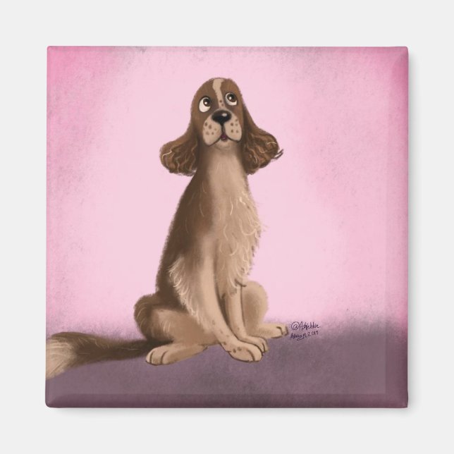 English Springer Spaniel Magnet (Front)