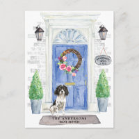 English Springer Spaniel Moving Announcement