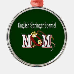 English Springer Spaniel Mum Gifts Metal Ornament