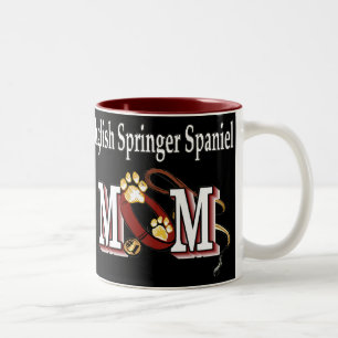 English Springer Spaniel Mum Gifts Two-Tone Coffee Mug