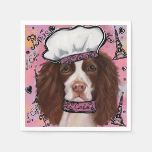 English Springer Spaniel      Napkin