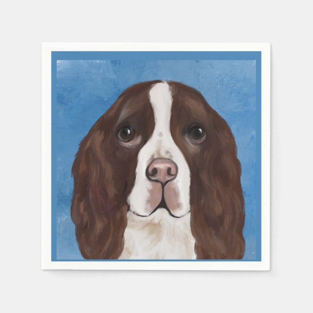 ENGLISH SPRINGER SPANIEL     NAPKIN (Front)