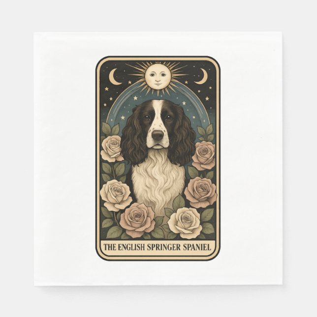 English Springer Spaniel Napkin (Front)