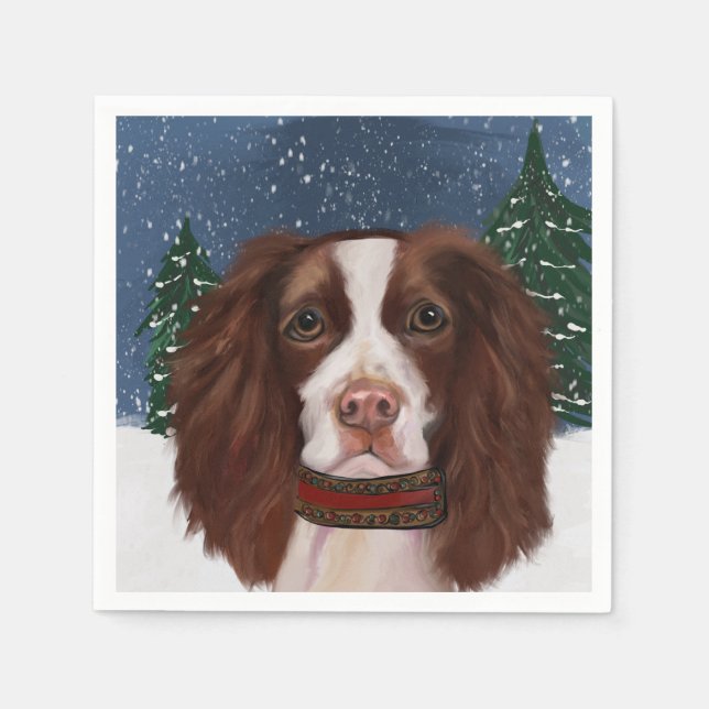 ENGLISH SPRINGER SPANIEL         NAPKIN (Front)