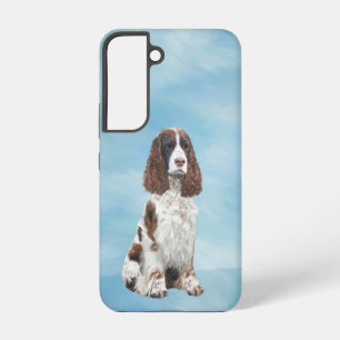 English Springer Spaniel Painting Original Dog Art Samsung Galaxy Case