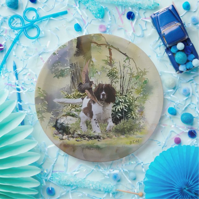  English Springer Spaniel  Paper Plate (Party)