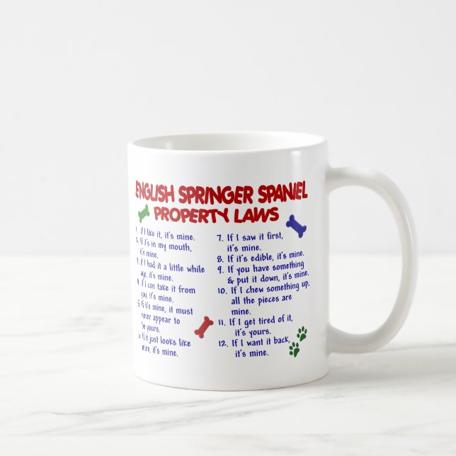 ENGLISH SPRINGER SPANIEL PL2 COFFEE MUG (Right)