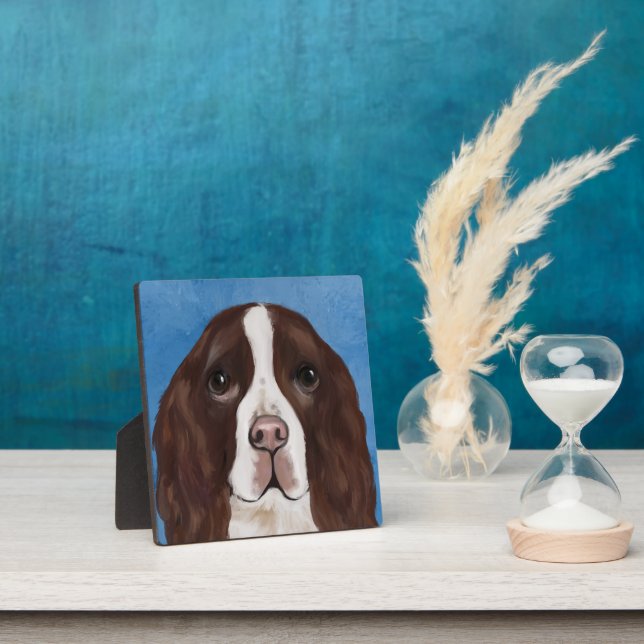 ENGLISH SPRINGER SPANIEL    PLAQUE (Insitu)