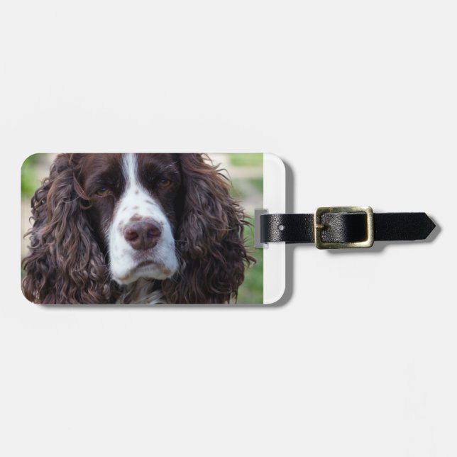 english springer spaniel.png luggage tag (Front Horizontal)