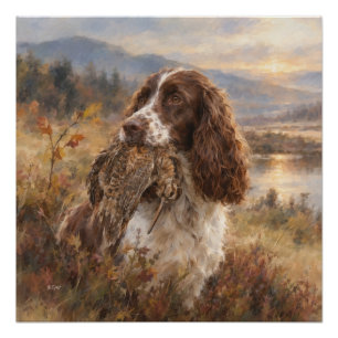 English Springer Spaniel  Poster