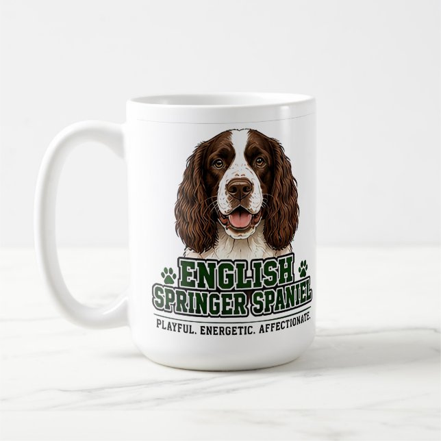 🐾 English Springer Spaniel Pride 🐾 Coffee Mug (Left)