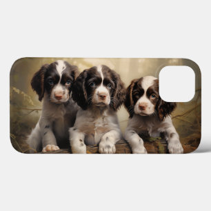 English springer spaniel puppies iPhone 13 case