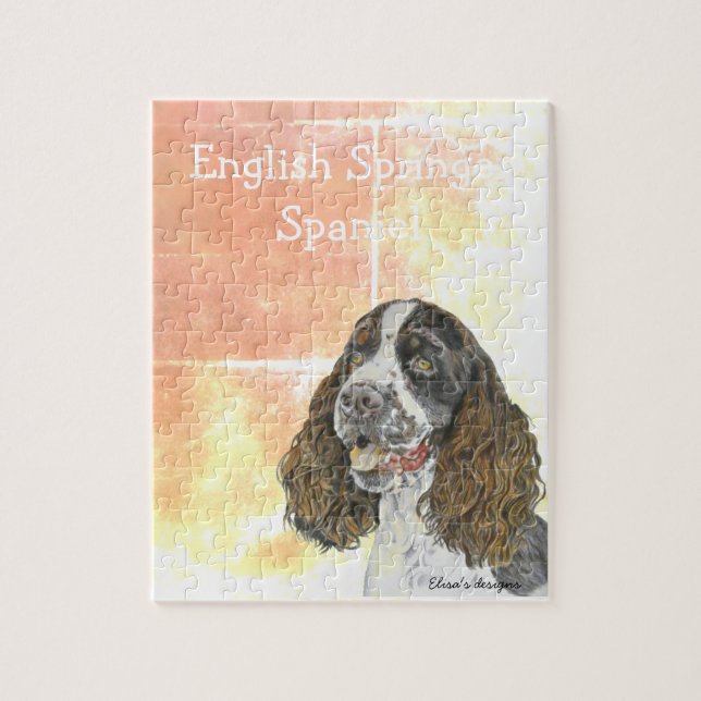 English Springer Spaniel puzzle (Vertical)