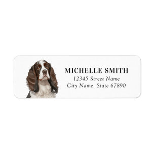English Springer Spaniel Return Address Labels