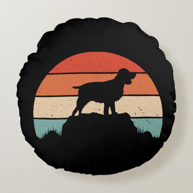 English springer spaniel round cushion (Front)