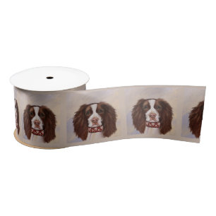 ENGLISH SPRINGER SPANIEL   SATIN RIBBON