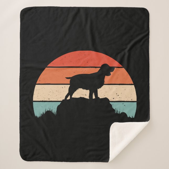 English springer spaniel sherpa blanket (Front)