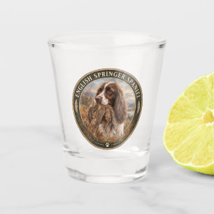 English Springer Spaniel Shot Glass