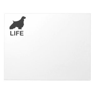 English Springer Spaniel silo life Notepad