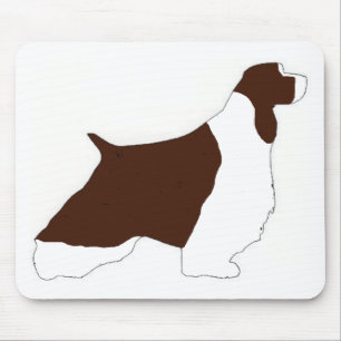 English Springer Spaniel silo Mouse Pad