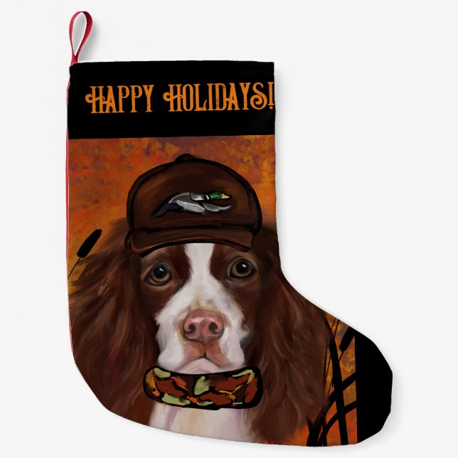 English Springer Spaniel           Small Christmas Stocking (Front)